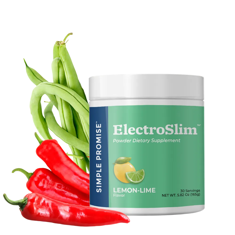 ElectroSlim lemon lime electrolyte powder supplement jar